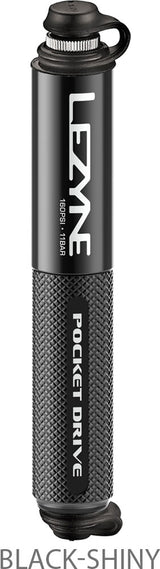Lezyne Minipumpe CNC Pocket Drive glänzend schwarz