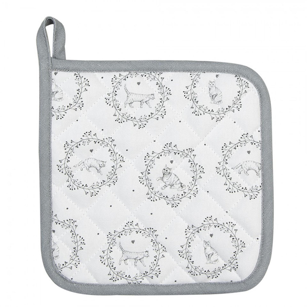 Clayre Eef Topflappen Katze 20x20cm