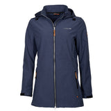 Lebenslinie Kya Softshell Parka Damen dunkelblau Größe xl