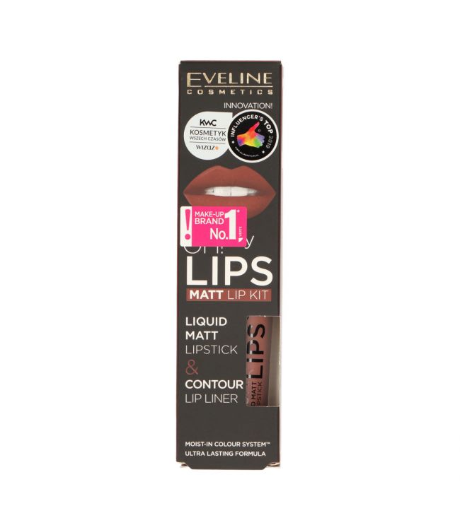 Eveline oh! Meine Lippen Liquid Matt Lip Kit Nr. 02 Milchschokolade