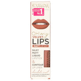 Eveline oh! Meine Lippen seidenmatt, flüssiges Lippenset Nr. 12 Pralinen-Eclairs