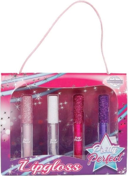 Bongers Spielzeug-Lipgloss Pretty Perfect, 4 Stück