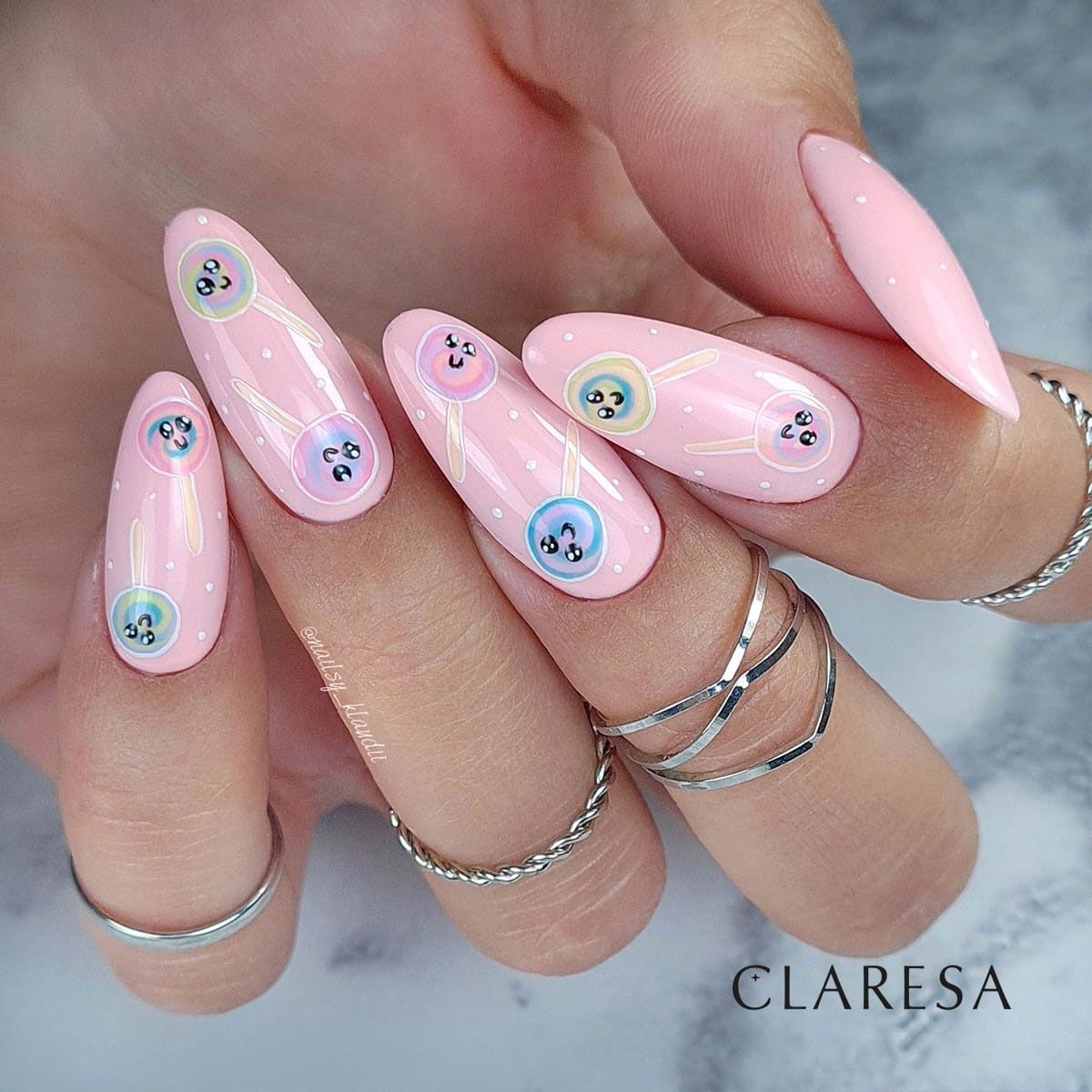 Claresa UV-LED-Gel-Nagellack, 5 ml, Lollipop 7