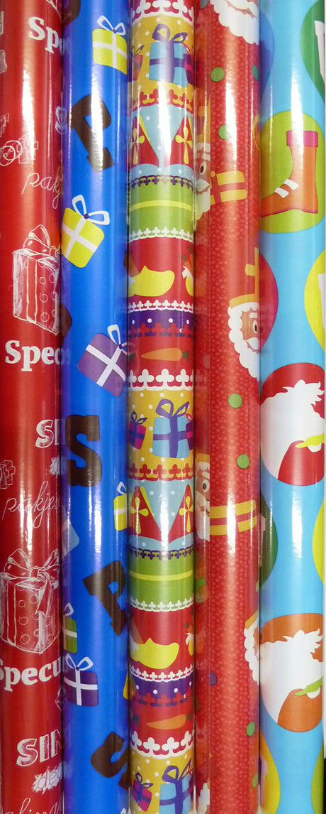 Hoomark Geschenkpapier Sinterklaas 250x46 pro lose Rolle