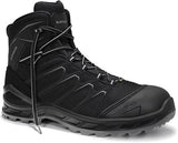 Lowa veiligheidsschoenen lowa werkschoen larrox work gtx mid 5480 s3 | zwart grijs | maat 43 - 4063606292688