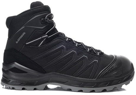 Lowa veiligheidsschoenen lowa werkschoen larrox work gtx mid 5480 s3 | zwart grijs | maat 47 - 4063606292725
