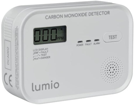 Enzo lumio7900605 Kohlenmonoxidmelder | Batterie-LCD | Lumio - 7900605