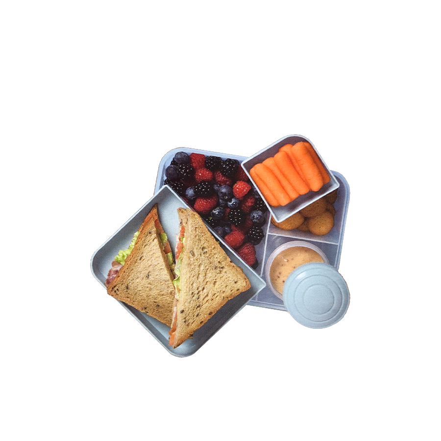 Ausgezeichnete Haushaltswaren-Lunchbox mit Dressingbecher, 3-fach sortiert | 3 Stück