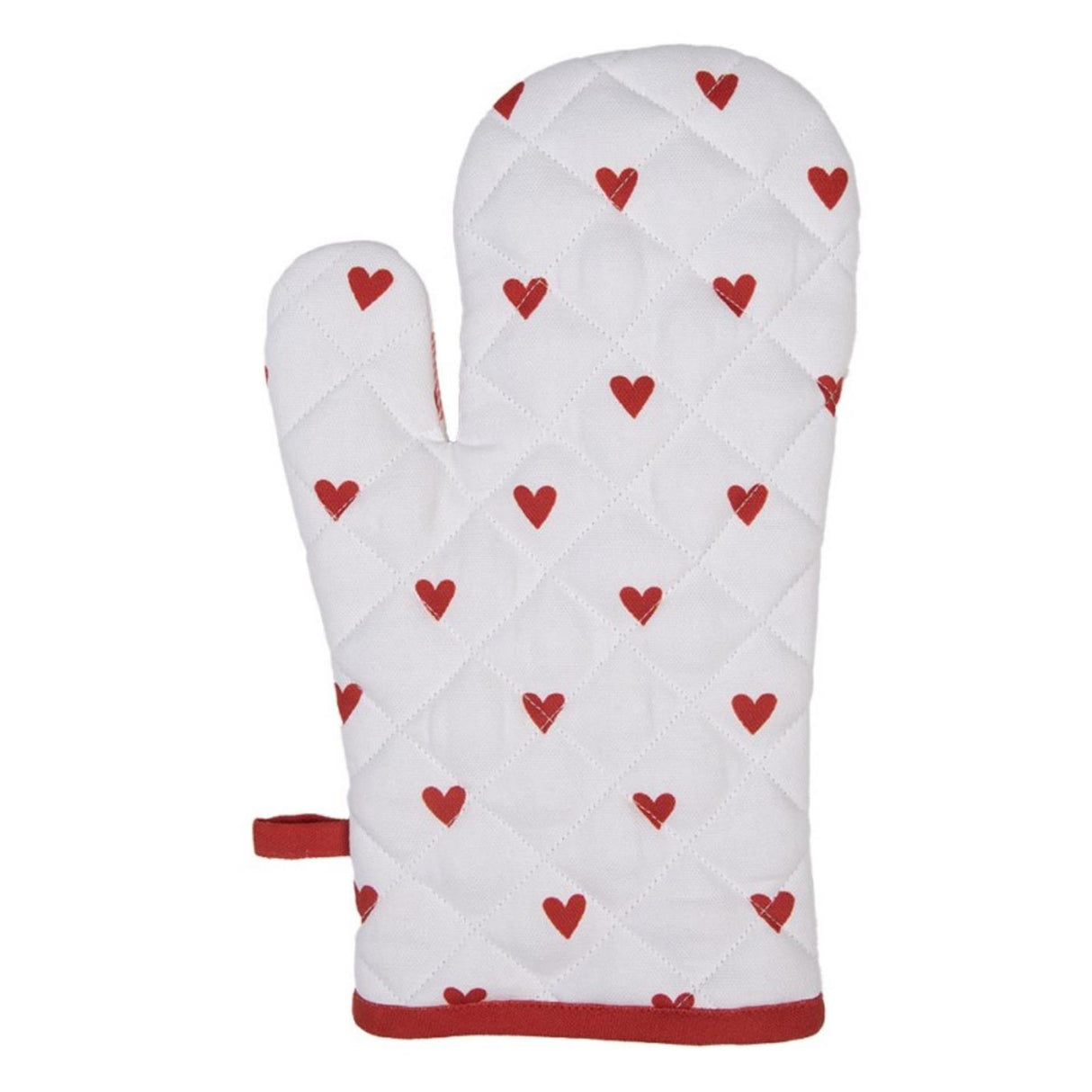 Clayre Eef Ofenhandschuh Herz 18x30cm