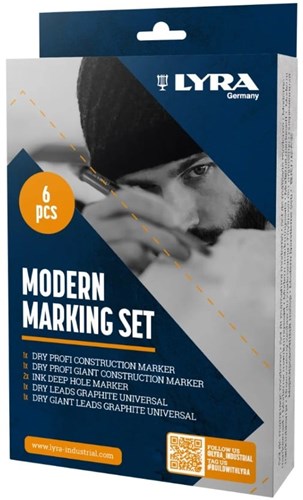 Lyra-Marker-Set mit Markern, Bleistiften und Ersatzmine im Etui | 28 Stück - 4494001
