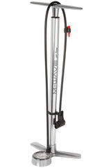 Fahrradpumpe mit Manometer Aluminium 61 cm Silber