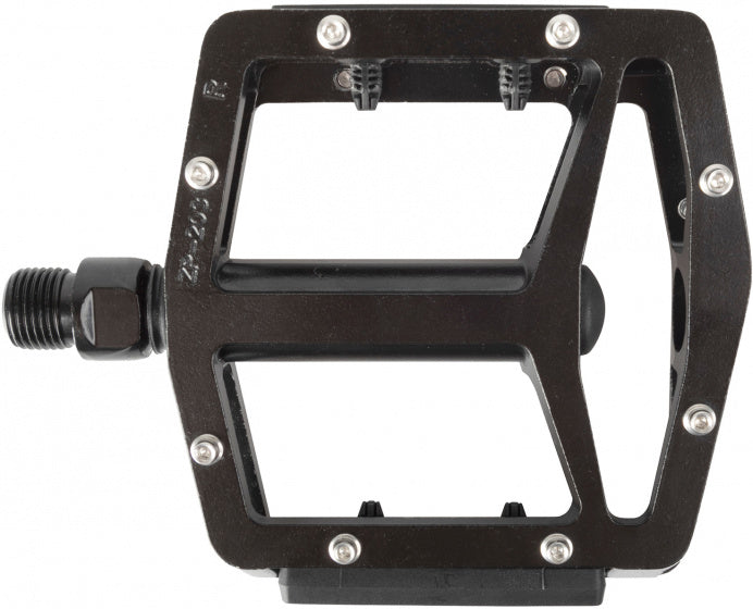 M-Welle Steady Flat Pedal 93 x 97 x 20 mm Aluminiumschwarz
