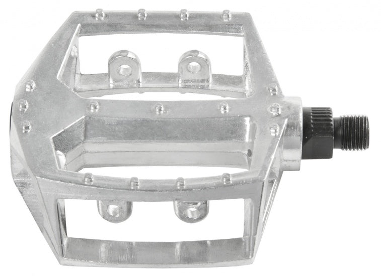 M-Wave-Plattform Pedal OEM 1 2 Zoll Silber pro Satz