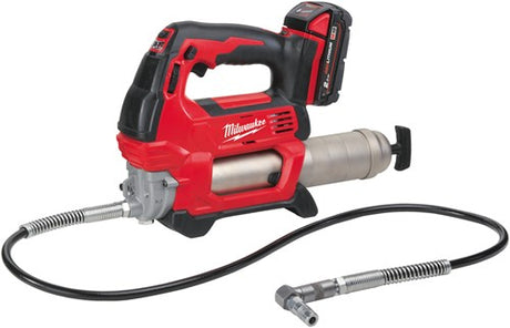Milwaukee m18 gg-201c | Akku-Fettpresse (1x 2,0-Ah-Akku + Ladegerät im Koffer) – 4933440490