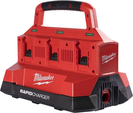 Milwaukee Zubehör M18 PC6 EU | Packout-Ladegerät für 6 Akkus – 4932480162