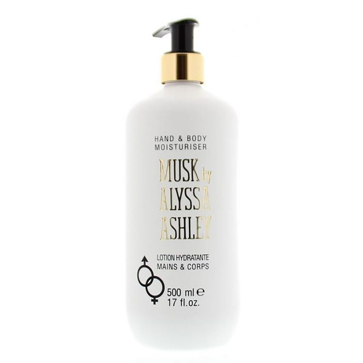 Alyssa Ashley Körperlotion mit Pump-Moschus, 500 ml, Unisex