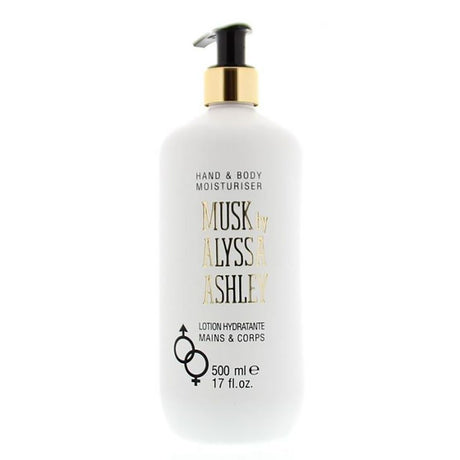 Alyssa Ashley Körperlotion mit Pump-Moschus, 500 ml, Unisex