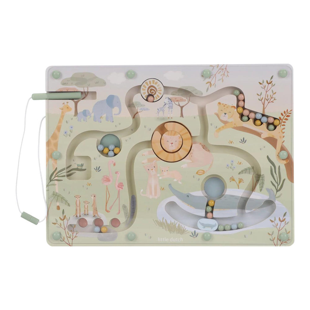 Little dutch safari friends magnetisch doolhof fsc