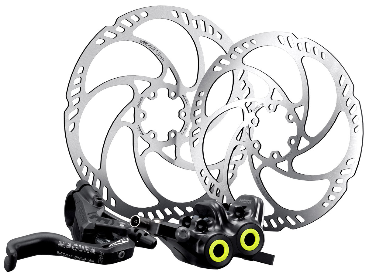 Magura MT5 Pro Scheibenbremsen-Set + Storm HC 203 180