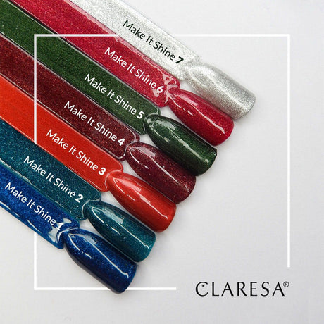 Claresa UV-LED-Gel-Nagellack, 5 ml, Make It Shine 6