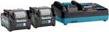 Makita 191j81-6 | Starterset xgt | dc40ra 2xbl4025 | xgt 40v | Ladegerät DC40RA | mbox – 191j81-6
