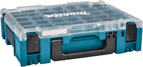 Makita-Zubehör 191x80-2 | mbox mit transparentem Deckel und 13 herausnehmbaren Tabletts – 191x80-2