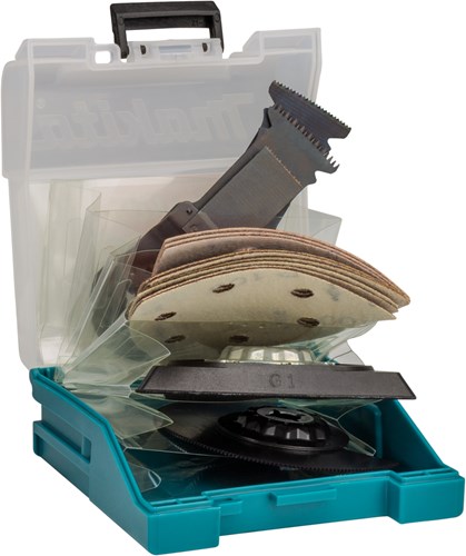 Makita Zubehör Multitool 14-teiliges Set für TM3000CX3, DTM52Z usw. – 199542-0 – 199542-0