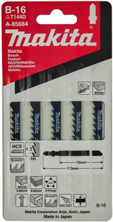 Makita Zubehör Stichsägeblatt B16 - T144D | 5 Stück - a-85684