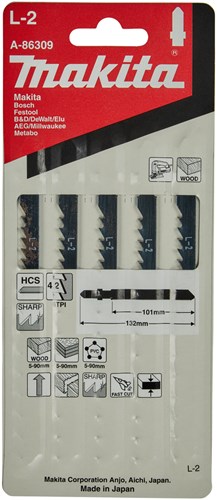 Makita Zubehör Stichsägeblatt L2 - T344D | 5 Stück - a-86309