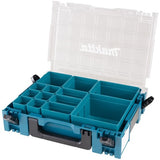 Makita-Zubehör 191x80-2 | mbox mit transparentem Deckel und 13 herausnehmbaren Tabletts – 191x80-2