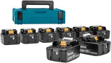 Makita-Zubehör 199697-1 | Batteriesatz | 8 x bl1850b 18 V 5,0 Ah | mbox Nr.1