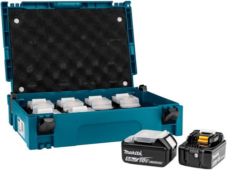 Makita-Zubehör 199697-1 | Batteriesatz | 8 x bl1850b 18 V 5,0 Ah | mbox Nr.1