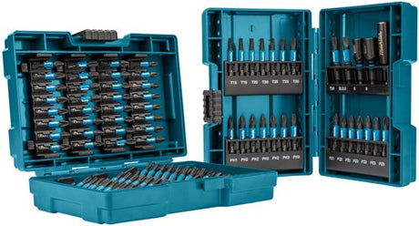 Imp Makita Zubehör 90-teiliges Schraubendreher-Bit-Set Makita Act Black in zwei praktischen Mitnahmeboxen – e-03109