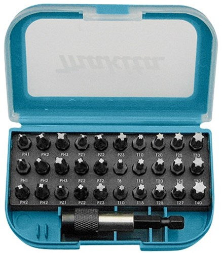 Makita Zubehör Bit-Set 31-teilig | Phillips, Pozidriv, Torx und Inbus – p-73374