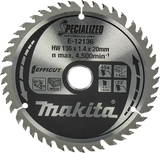 Makita Zubehör Kreissägeblatt Holz | Wirkung 136x20x1,5 45t 23g - e-12136 - e-12136