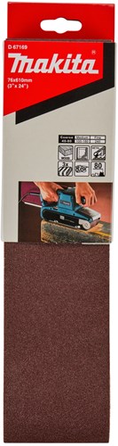 Makita-Zubehör d-67169 | Schleifband | k80 speichern | 76x610 | 3 Stück - d-67169