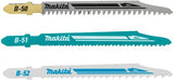 Makita Zubehör Stichsägeblätter HSS-Sortiment B50 51 52 – B-06292