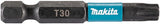 Makita Zubehör E-12675 Schlagschrauber-Bit | t30x50mm | x Impact schwarz | 10 Stück - E-12675