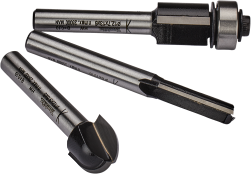 Makita Zubehör Fräser-Set 6 mm 3-teilig – D-70459 D-70459