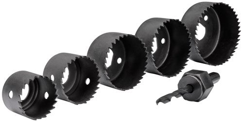 Makita accessories hole saw set hss 6-piece - d-70203 - d-70203