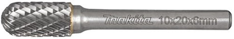 Makita Zubehör HM Fräser Zyl. mit rundem Kopf aus Metall - B-52750 - B-52750