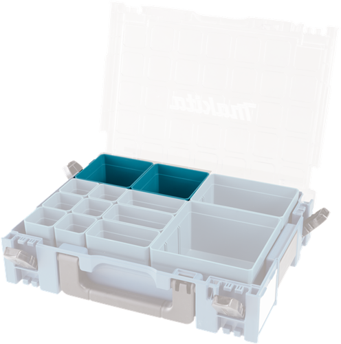 Makita Zubehör-Einsatzbox 100x100mm | Mbox-Organizer – 191 x 95–9