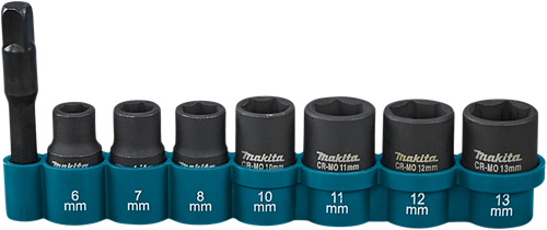 Makita Zubehör Schlagschrauber-Set 8-teilig – e-12289 – e-12289