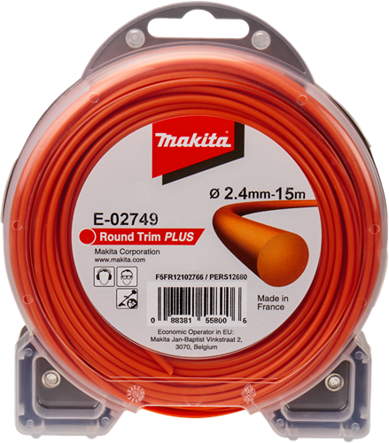 Makita Zubehör Mähfaden 2,4x15m rund - e-02749 e-02749
