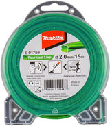Makita Zubehör Mähfaden 2x15mtr grün - e-01769 - e-01769