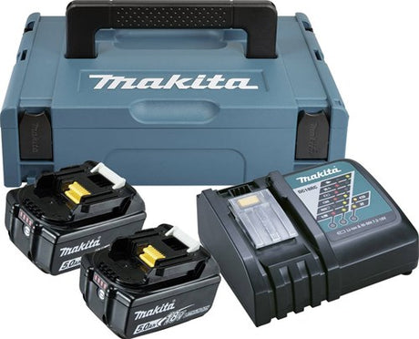 Makita-Zubehör Makita-Stromquellen-Kit 197624-2, 2x BL1850B + DC18RC - 197624-2