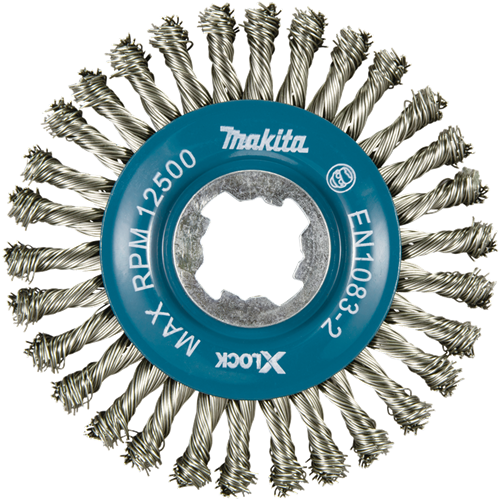 Makita Zubehör Rundbürste 115 mm X-Lock Edelstahl – D-73368 D-73368