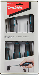 Makita Zubehör Schraubendreher-Set 5-teilig Torx – e-13530 – e-13530