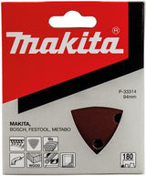 Makita Zubehör Schleifblatt 3-K K180 rot v. - P-33314