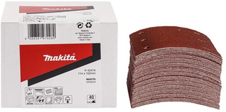 Makita Zubehör Schleifblatt K80 114x102 rot - P-42438 - P-42438